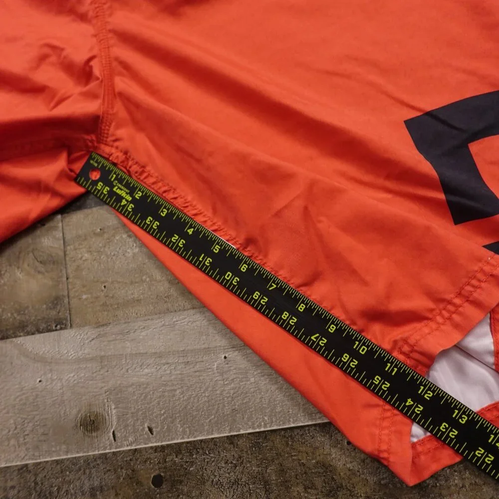 DC Shoes Men’s Board Shorts 38” Waist Red Black Logo Swim‎ Trunks Surf Skate